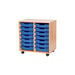 Mobile Double Tray Storage Unit 14 Trays  hi\-res