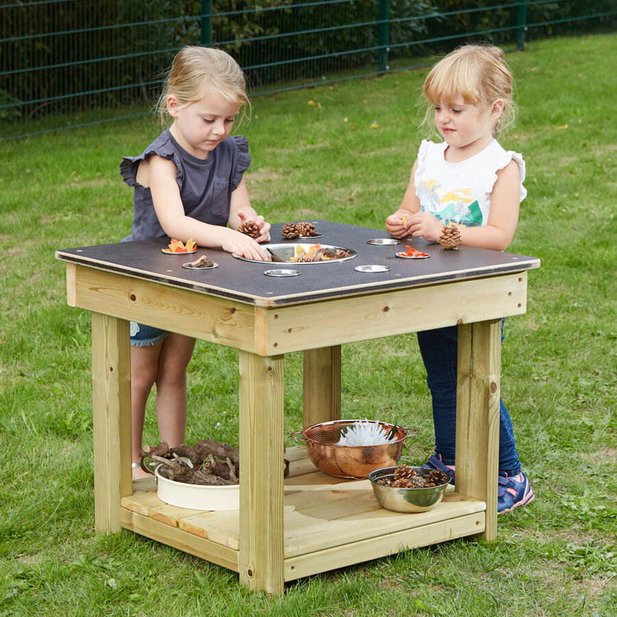 Wooden Collect and Sort Table