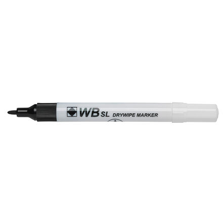 Budget Essentials Drywipe Pens Fine Tip Blk 100pk  hi\-res