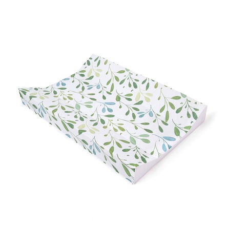 Baby Anti\-Roll Wedge Changing Mat Olive Print Design  hi\-res
