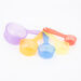 Translucent Rainbow Sand Water Play Measuring Cups 5pk  hi\-res