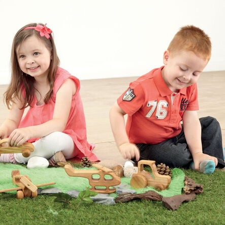 Wooden Vehicles 4pk  hi\-res