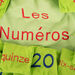 French Number Bean Bags 20pk  hi\-res