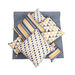 TTS Geometric Grey and Mustard Cushions Set of 6  hi\-res