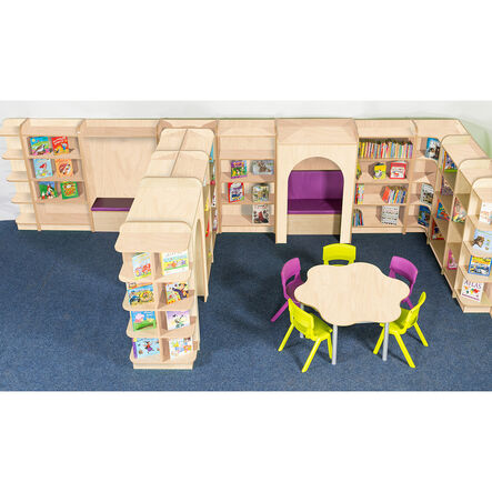 Library Bookcase In Maple  hi\-res