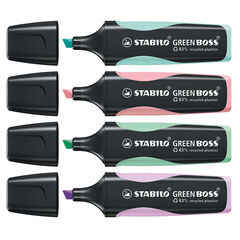 STABILO® GREEN BOSS® Pastel Highlighters  STABILO® GREEN BOSS® Pastel Highlighters  hi-res