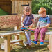 Outdoor Wooden Buddy Corner Bench  hi\-res