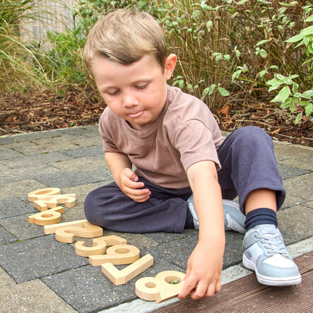 Chunky Wooden Number Collection 1\-10  hi\-res