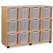 Mobile Tray Storage Unit With 12 Jumbo Trays  hi\-res