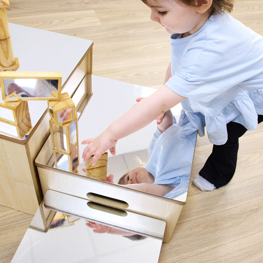 TTS Marvellous Mirror Construction Blocks 25pk | Loose Parts | TTS