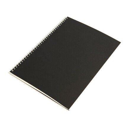 Pisces Spiral Sketchbooks Black A4 140gsm 80pk  hi\-res