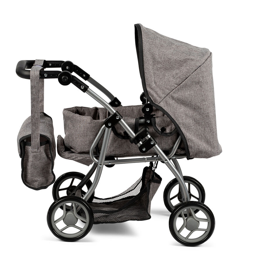Baby boy doll and pram