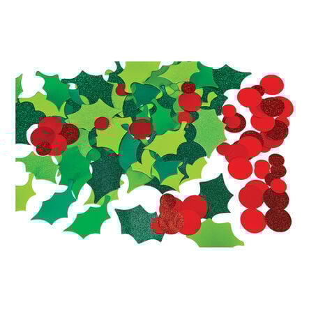 Holly and Berries Paper Display Shapes 300pk  hi\-res