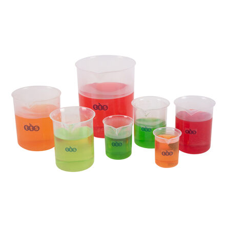 Plastic Measuring Beakers, Cylinders and Jugs Class Set 17pk  hi\-res