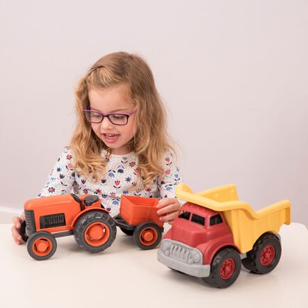 Tractor and Dump Truck Set  hi\-res