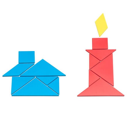 Re\-Plastic Tangram Set 28pcs  hi\-res