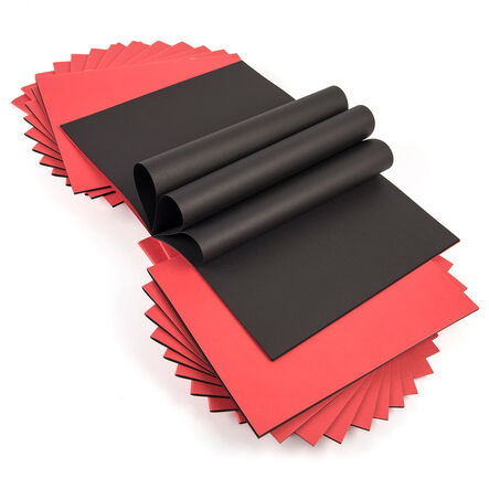 Project Scrap Books Black\/Red Covers A4+ 25pk Brilliant Red hi\-res