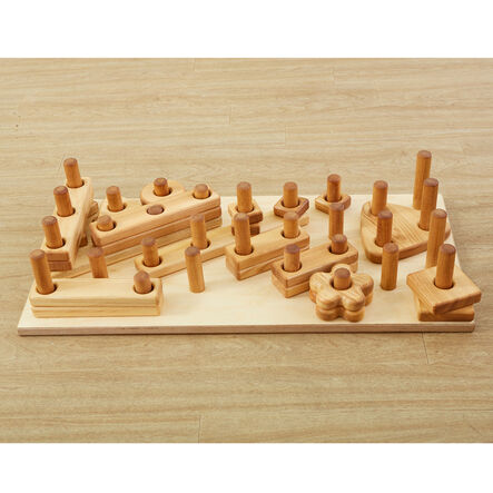 TTS Giant Wooden Stack and Build Construction Set  hi\-res
