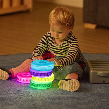 TTS Glow, Stack \x26 Build Texture Tower Discs 5pk  hi\-res