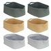 Shallow Rope Baskets Pack of 6  hi\-res