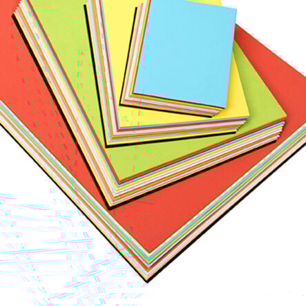 Recycled Card Packs Assorted Vivid Colours 230mic  hi\-res