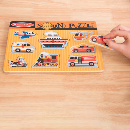 Interactive Sound Jigsaw Puzzle \- Vehicle  hi\-res
