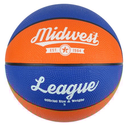 Midwest League Rubber Dimpled Basketball  hi\-res