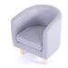 Geo Wipe Clean Antimicrobial Tub Seating Tub Sofa Grey  hi\-res