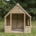 Outdoor Wooden Playhouse Shelter with Table \x26 Benches  hi\-res