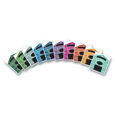Beach Hut Counting Kit  hi\-res