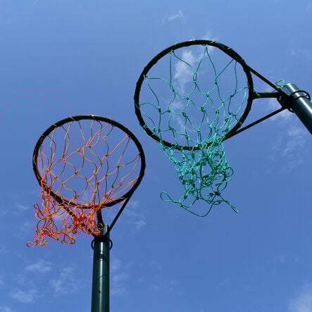 Tournament Wheel\-Away Netball Posts Pair  hi\-res