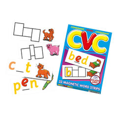 Smart Kids CVC Magnetic Word Strips 33pk  Smart Kids CVC Magnetic Word Strips 33pk  hi-res