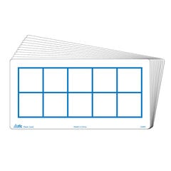 Ten Frames Write & Wipe Flash Cards 30pk  Ten Frames Write & Wipe Flash Cards 30pk  hi-res