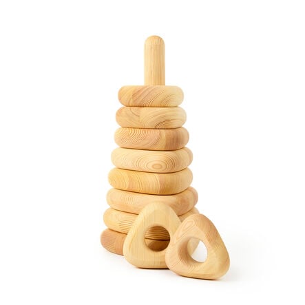 TTS Giant Wooden Stacking Tower Pyramids  hi\-res