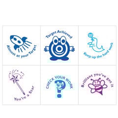 Assessment Self Inking Stamps 6pk  hi-res