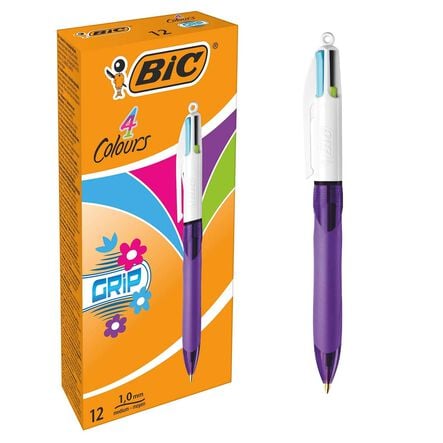 Bic 4 Colour Ballpoint Pens 12pk  hi\-res
