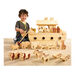 Classic Wooden Noah\'s Ark Small World Set Natural  hi\-res