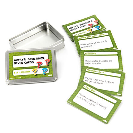 TTS Always, Sometimes, Never Activity Cards Set 3 \- UKS2  hi\-res