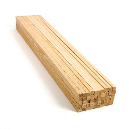 Square Section Wood Packs Diameter 6mm 100pk  hi\-res