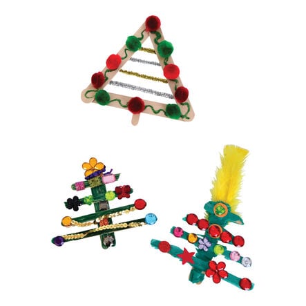 Wooden Craft Sticks 1000pk Multicoloured  hi\-res