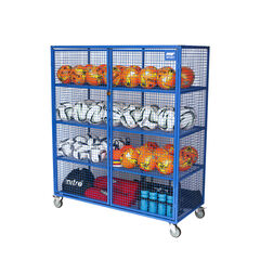 Lockable Mobile Ball Storage Cabinet  hi-res