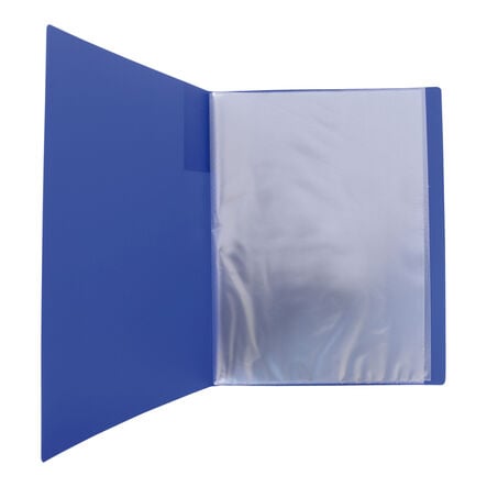 Budget A4 Display Book 40 Pockets Blue  hi\-res