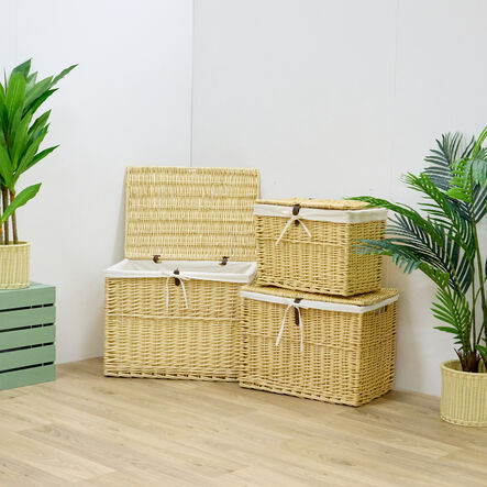 Wicker Storage Hamper Baskets  hi\-res