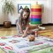 Small World Road Map Carpets 4pk  hi\-res