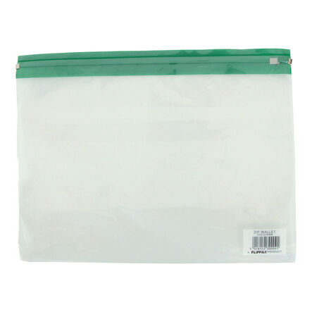 Flipfile Plastic Zip Wallets A4 25pk  hi\-res