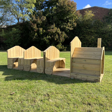 Large Timber Train  hi\-res