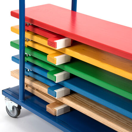 TTS Folding Gymnastics Bench Storage Trolley  hi\-res