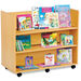 Double Sided Book Display Unit with Horizontal Shelves  hi\-res
