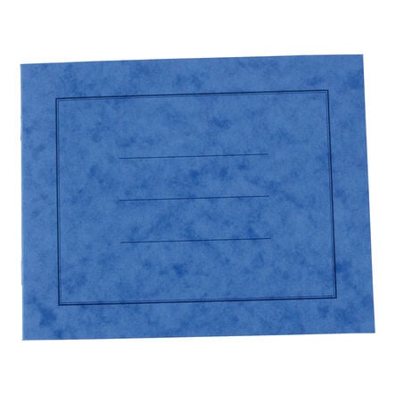 5\'\' x 6.5\'\' Classic Ex. Book 24pg 50pk 8mm Ruled Blue  hi\-res