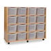 Mobile Tray Storage Unit W\/ 16 Extra Deep Trays  hi\-res